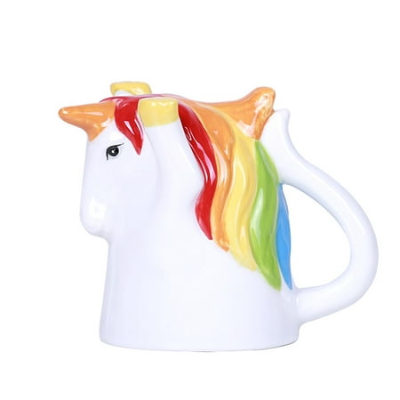 

Pacific Giftware Topsy Turvy Unicorn Expresso Mug Adorable Mug Upside Down Home Office Decor by Pacific Giftware