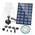 thumbnail image 2 of Solar Fountain Pump,with 6Nozzles And 4ft Water Pipe,Solar Powered Pump For Bird Bath,Pond,Garden And Other Places ,Easy to Use, 2 of 7