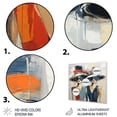 thumbnail image 3 of Designart "Stylish Hats Collection II" Fashion Metal Art Print, 3 of 5