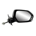 thumbnail image 2 of 70721T - Fit System Passenger Side Mirror for 16-18 Toyota Prius Hatchback, black w/ PTM cover, foldaway, does not apply to Prius C Hatchback, Heated Power Fits select: 2017 TOYOTA PRIUS PRIME, 2 of 2