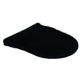 thumbnail image 2 of deevoka Toilet Lid Seat Cover Soft Bathroom Seat Protector for Home Restaurant Hotel black, 2 of 9