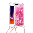 thumbnail image 4 of Funda FOXDOCK para iPhone 7 Plus/8 Plus con Cuerda Ajustable, Brillo Líquido, Protección Antigolpes y Lente – Ideal para Regalo, 4 of 6