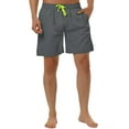 thumbnail image 6 of Unique Bargains Men's Solid Beach Drawstring Surfing Mesh Lining Board Shorts, 6 of 6