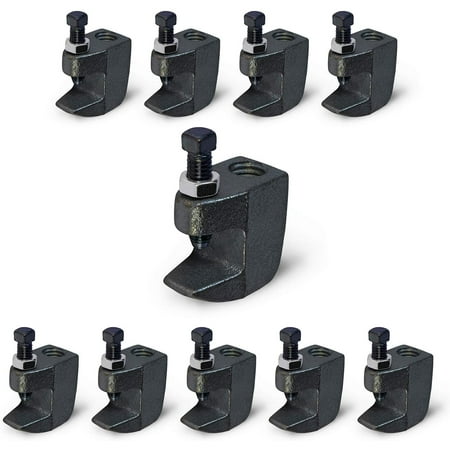 

Highcraft Junior Beam Clamp for 1/2 in. Threaded Rod Uncoated Steel (10-Pack)