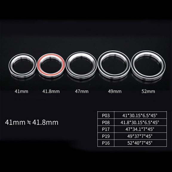 41-52Mm Bike Headset Bearing Universal Bicycle Bearing Mtb Road Scooter Bearings Bike Fork Washer Stem Spacers Part 47Mm Fangkenuo