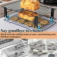 thumbnail image 6 of 4-Pack Silicone Wire Rack Stackers – Space-Saving Vertical Organizer for Baking Cooling Racks, Countertop Storage Solution, 6 of 9