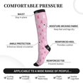 thumbnail image 4 of Picia Breast Cancer Awareness5 Printed Sports Compression Socks - 15-20mmHg Graduated Compression, High-Performance Soft and Breathable Socks for Men and Women, 4 of 5