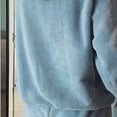 thumbnail image 4 of Inleife Womens Sleepwear Long Sleeved Casual Home Warm And Comfortable Coral Fleece With Thickened Fleece For Home Wear, 4 of 4