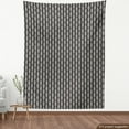 thumbnail image 3 of Ambesonne Abstract Fabric by the Yard Upholstery, Geometric Striped Design, 10 Yards, Beige and Charcoal Grey, 3 of 4