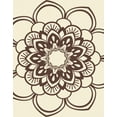 thumbnail image 2 of Robinson, Tamara 15x18 White Modern Wood Framed Museum Art Print Titled - Mandala VIIII, 2 of 4
