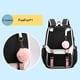thumbnail image 5 of Mochila para niñas YONGSHENG Mochila con carga USB Mochilas lindas para niñas adolescentes Negro, 5 of 5