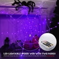 thumbnail image 4 of YouLoveIt Giant Spider Halloween Decorations Giant Spider Web Large Hairy Spider Props Scary Halloween Yard Door & Outdoor Decor Cobweb Halloween Decorations Party Favors, 4 of 8