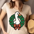thumbnail image 4 of Goose Wreath Shirt | Cute Animal Graphic Tee for Adults, Natural, Size 2XL, 4 of 6