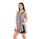 thumbnail image 1 of Maxi blusa estampada animal print AMAD Casual para mujer Talla S, 1 of 5