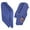 Ceil Blue, variant on Women Scrub Set V-Neck Medical Scrub Tops and Drawstring Pants - Pack of 6 Set (Black, Small)