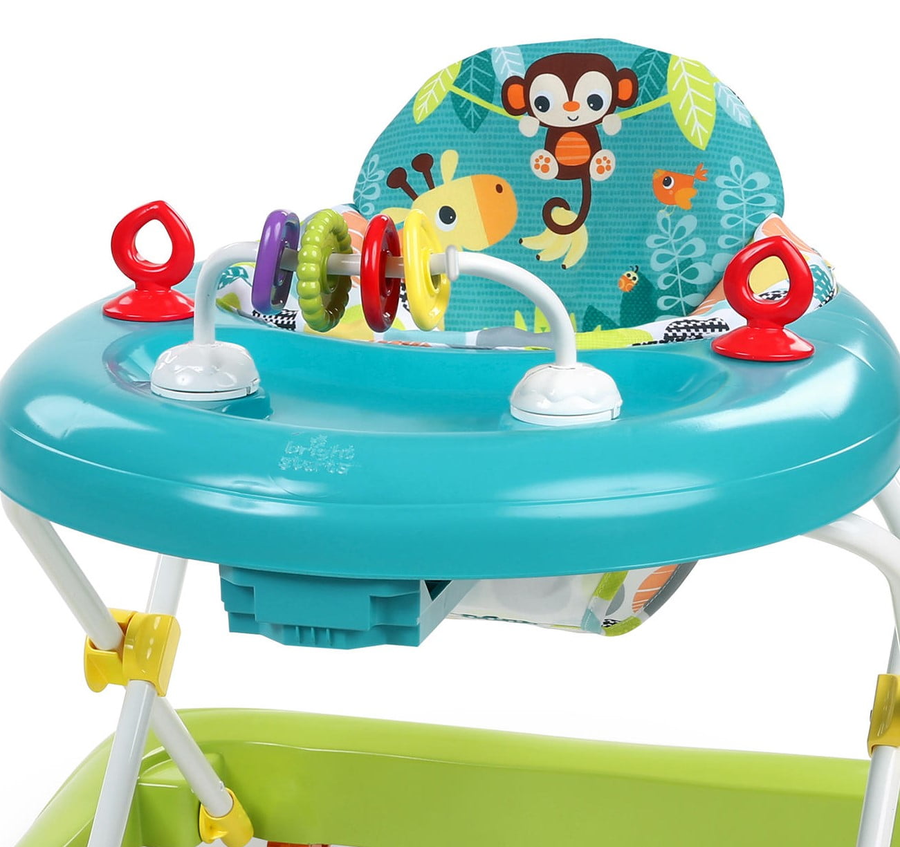 bright starts floral friends walker