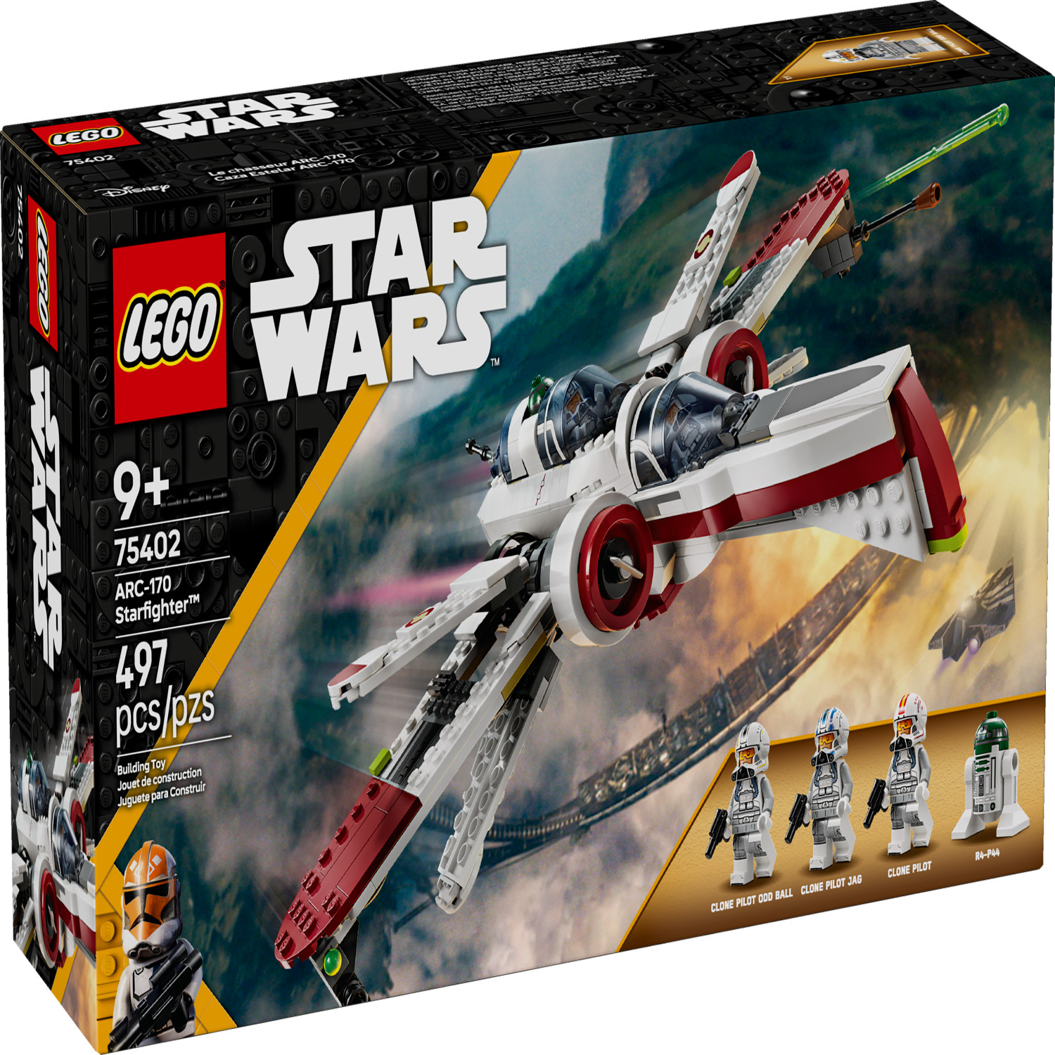 LEGO Star Wars Caza Estelar ARC-170 75402 2