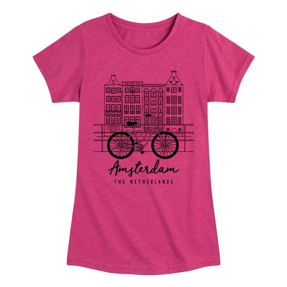 Instant Message - Amsterdam - Youth Girls Fitted Short Sleeve T-Shirt