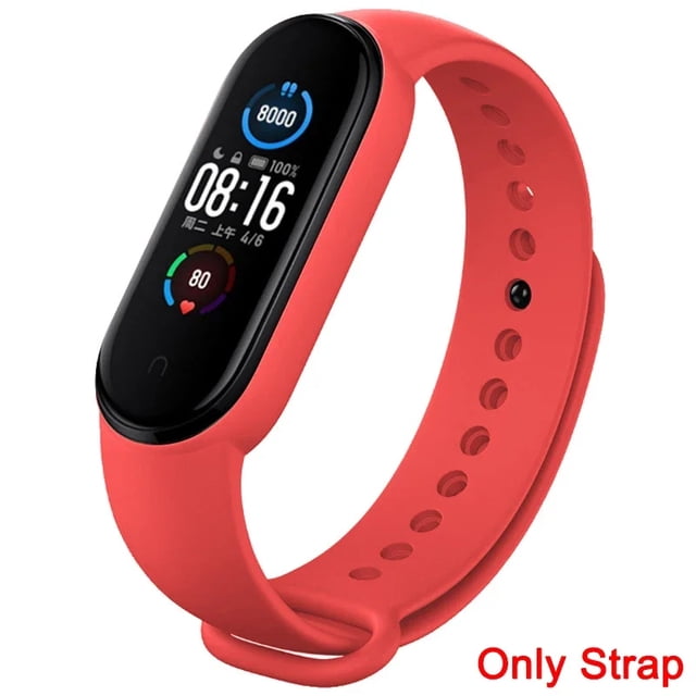 Correa De Silicón Unisex Para Smart Watch Mi Band 7 / 6 / 5 De Xiaomi