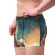 thumbnail image 2 of Fotbe Starry Sky Cloud Cute Rabbit Calzoncillos Tipo Boxer con Bolsa de Soporte Total para Hombre, X-Temp Fresco, Transpirable y de Secado Rápido-Medium, 2 of 5