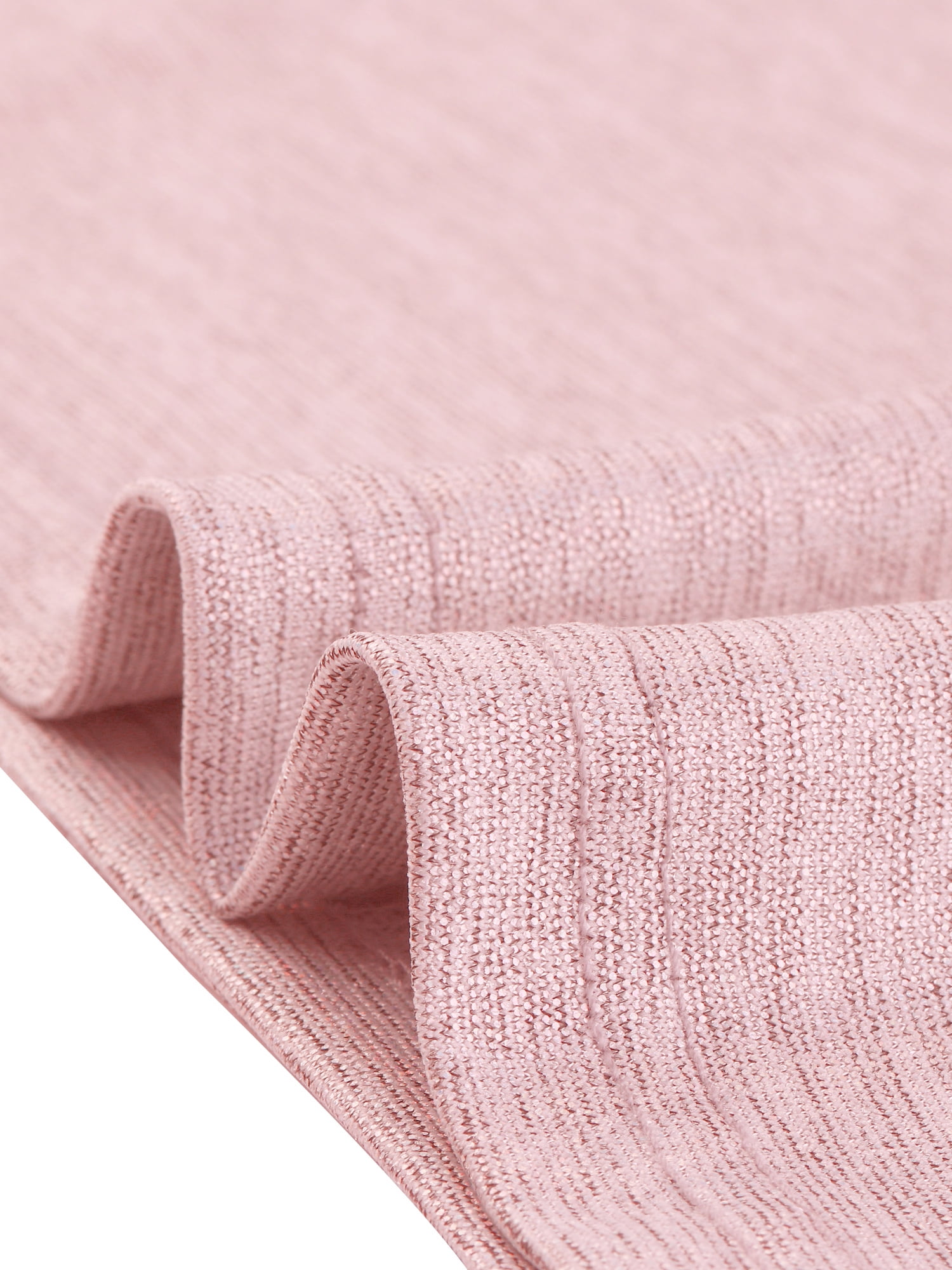 DARING DIVA Women's Twist Round Neck Puff Sleeve Stretch T-Shirt XS Pink