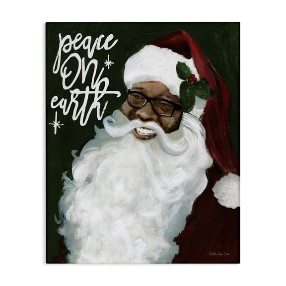 Stupell Industries Victorian Peace On Earth Santa Canvas Art, 16 x 20, by Stellar Design Studio