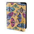 thumbnail image 2 of Pofeuu Butterfly 3 Print Travel Document Organizer Passport Holder Men Women for Family (6.5 in x 4.5 in),Wallet Holder Credit Card Clutch Bag Case, 2 of 5