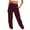 Wine pants women, variant on Usmixi Jogger Pants for Women Womens Casual Jogger Pants Elastic Waist Drawstring Casual Athletics Sweatpants Loose Ladies Solid Straight Leg Pocket Long Pants Trousers Under $5