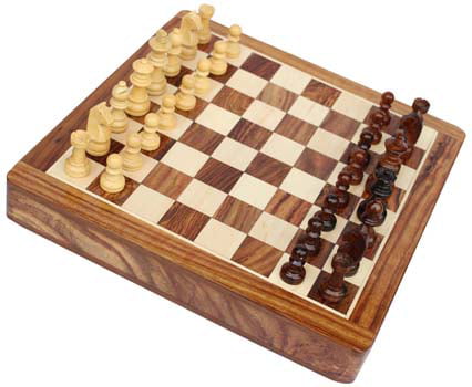 Details about   12x12 inch Magnetic Chess Mdf Laminated Board Rosewood and Maple Finish With Bag 
