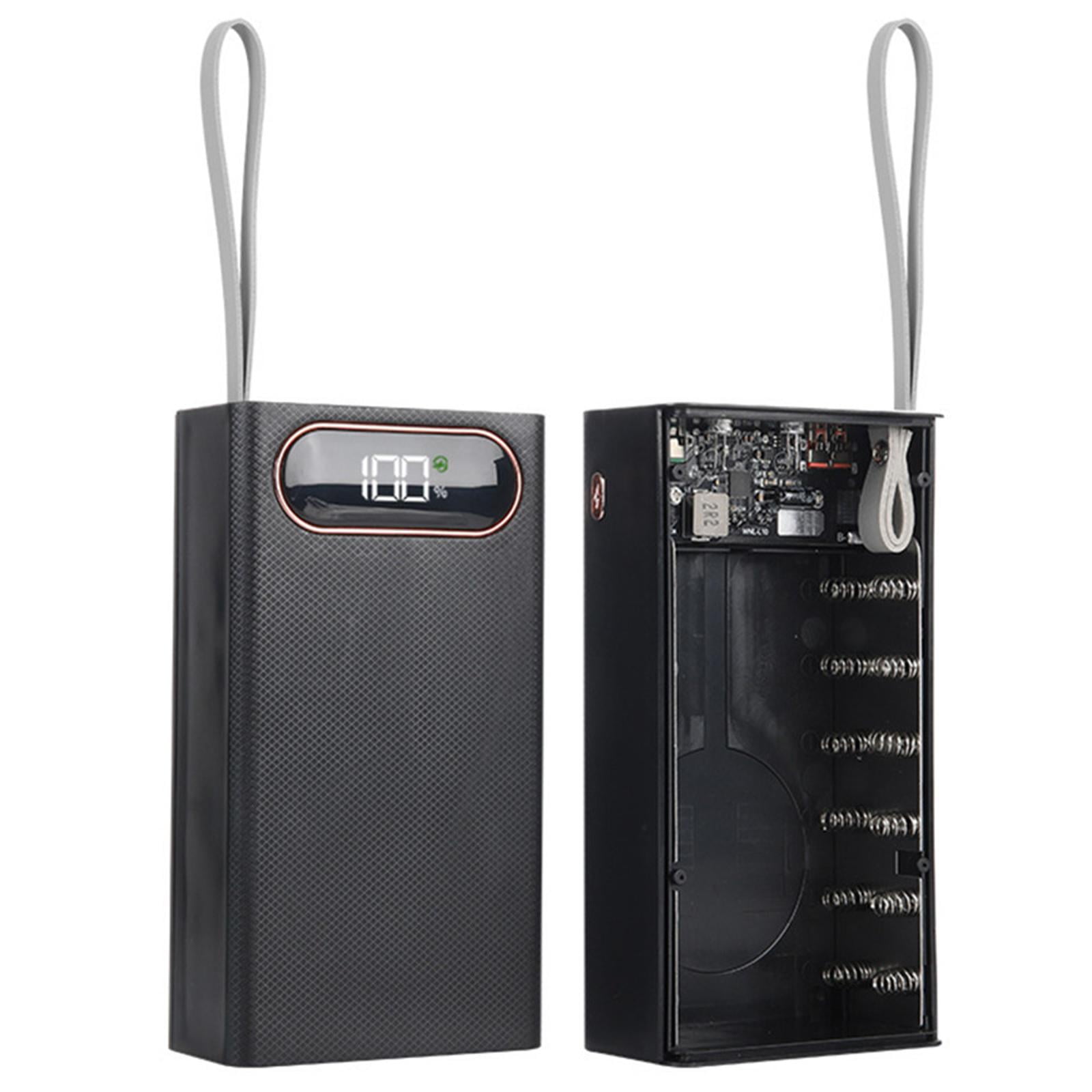 Digital LCD Display Power Bank Case for 18650 Batteries for DIY Charging Projects