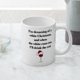 thumbnail image 5 of CafePress - Dreaming Of A White Christm - 20 Oz White Ceramic Mega Mug, 5 of 5