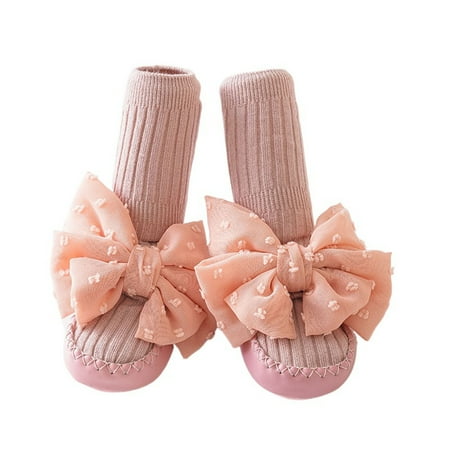 

Huakaishijie Toddler Sock Shoes Baby First Walking Shoes Infant Warm Shoes Soft Sole 0-1 Year