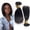 8 10 12, variant on Straight Bundles 100% Unprocessed Human Hair Bundles Virgin Hair 3 Bundles Short Brazilian Straight Weave Hair Extensions, Natural Blacka