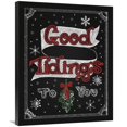 thumbnail image 1 of Global Gallery's 'Christmas Chalkboard IV' By Elyse DeNeige Stretched Canvas Wall Art, 1 of 4