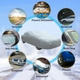 thumbnail image 4 of Car Cover Waterproof All Weather - Car Covers for Automobiles & Car Snow Cover - Outdoor Full Exterior Covers Rain Sun UV Protection - Winter Rain Sun Car Sedan, 4 of 6