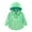 Green, variant on ATOGUTA Girls' Windbreaker Hooded Lightweight Zip Trench Coat Waterproof Active Windbreaker Green, Size 2T-9