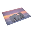 thumbnail image 3 of MKHERT Polar Bear Family Doormat Rug Home Decor Floor Mat Bath Mat 23.6x15.7 inch, 3 of 3