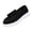 02#Black, variant on Women's Suede Penny Loafer Shoe Spring Tassel Embellished Trendy Loafers 2026 Spring Slip-on Shoes Soft Sole Flat