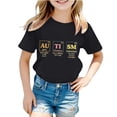 thumbnail image 2 of Girls Tshirts Packs Size 10-12 Casual Summer Tops Short Sleeve Basic Layering Tee Classic Fit Back To School Birthday Casual Summer Tops, 2 of 4