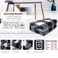 thumbnail image 4 of PiccoCasa Decorative Throw Blanket Plaid Blanket for Sofa, 50"x60", Black and White, 4 of 6