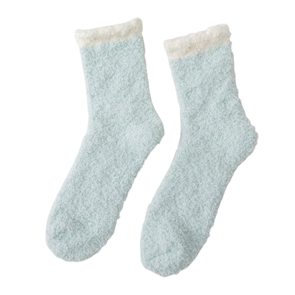 Socks For Women Men Fuzzy with Grips Plush Cozy Sleep Winter Soft Fluffy Socks