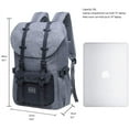 thumbnail image 2 of KAUKKO Laptop Outdoor Backpack, Traveling Rucksack Fits 15.6 Inch Laptop(5-5-Blackgrey), 2 of 5