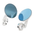 thumbnail image 1 of Motorcycle Bar End Mirrors Round Handlebar Rearview Side Mirror Anti  Blue Mirror for M8 M10 Mirror Holders, Enhanced Visibility with Blue Light Mirror Glass, Durable Material, 1 of 8