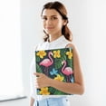 thumbnail image 6 of FORMRS 3 Ring Binder 1.5 inch with Pockets Clip Board 200 Sheets Capacity, Flamingo Floral Pattern, 6 of 8
