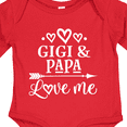 thumbnail image 4 of Inktastic Gigi and Papa Love Me Boys or Girls Long Sleeve Baby Bodysuit, 4 of 5