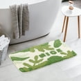 thumbnail image 5 of Unique Bargains 2 Pcs Printing Bath Mats Non-Slip Quick Dry Rugs for Bathroom Leaf 20" x 32", 5 of 6