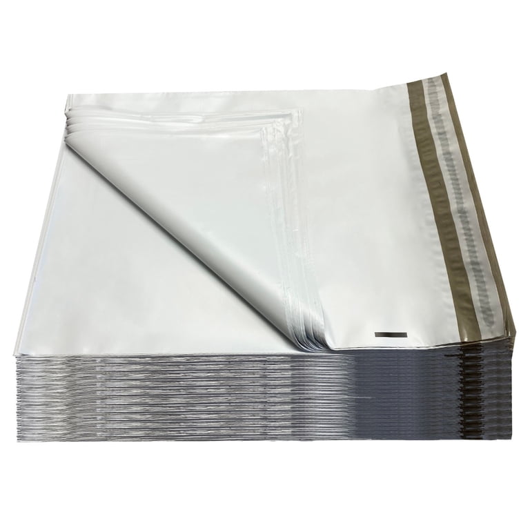 300 Count 10x13 Inch 100% Recycled Poly Mailers - 2.5 Mil Thick, Eco-Friendly Shipping Envelopes, Self-Sealing