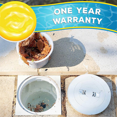 thumbnail image 2 of Swimming Pool Skimmer Replacement Basket with Handle, 8 Pack - Above Ground Pool Thru-Wall Skimmer Baskets, 2 of 6