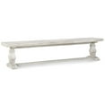 thumbnail image 1 of Pemberly Row 83" Solid Pine Wood Bench in Nordic Ivory Finish, 1 of 7