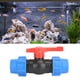 thumbnail image 5 of Válvula de bola recta de PE de 4 Uds válvula de cierre de válvula de parada recta accesorios de accesorios de tubería de jardín para el hogar 1/2 pulgadas, 5 of 8